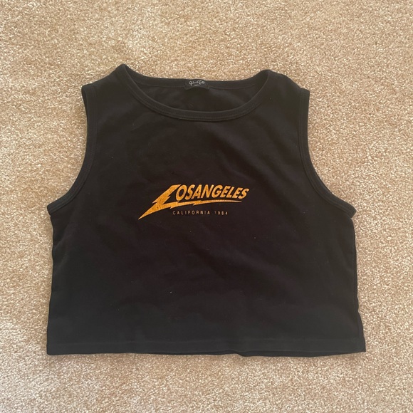 Los Angeles cropped tank - Picture 1 of 2